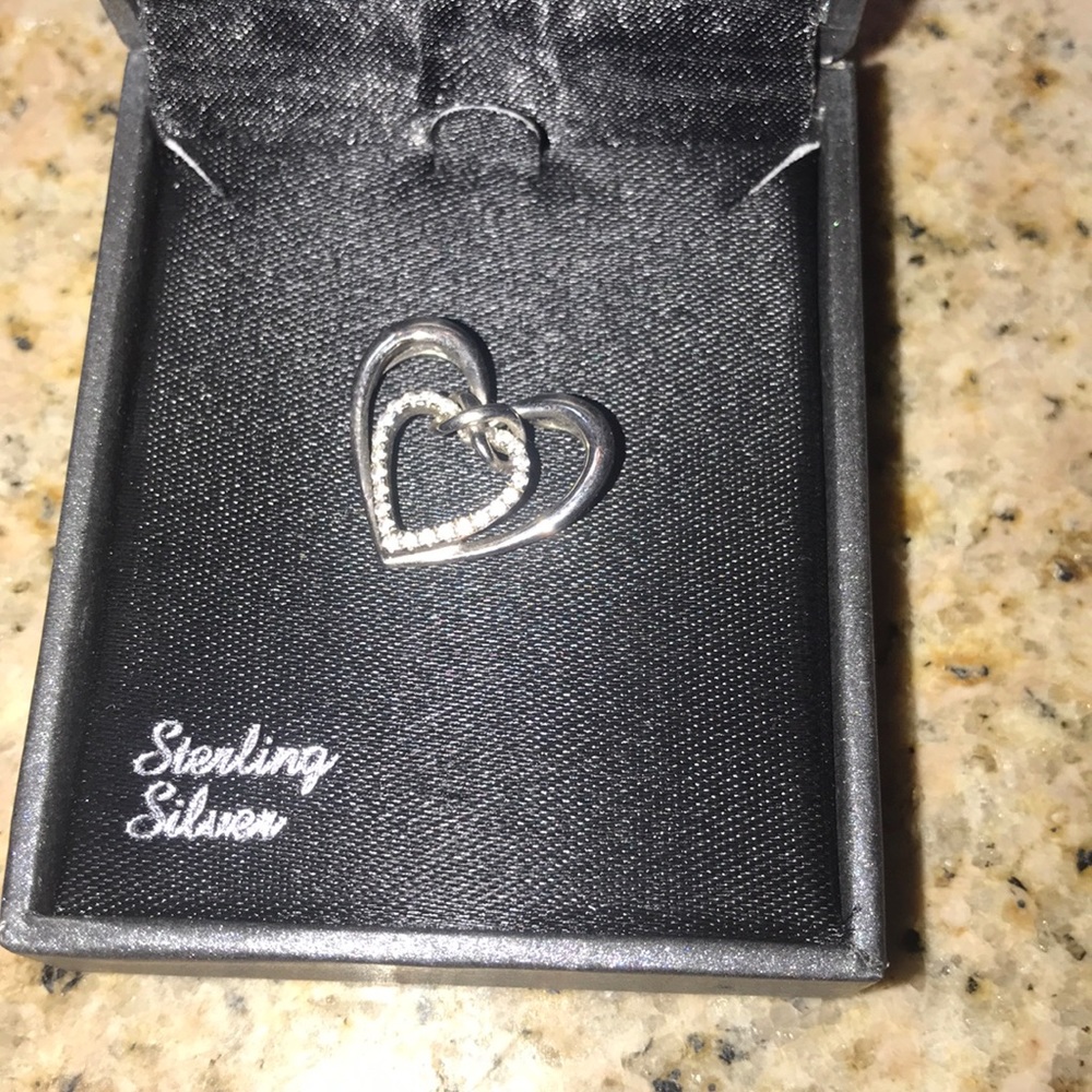 Heart charm for necklace